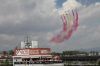 Exhibición Patrulla Águila en el Circuit de Catalunya